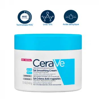 SA Crème Anti-Rugosités 340 g -CeraVe 1 creme anti rugosites 10 d uree et acide salicylique 340gr peaux seches cerave2